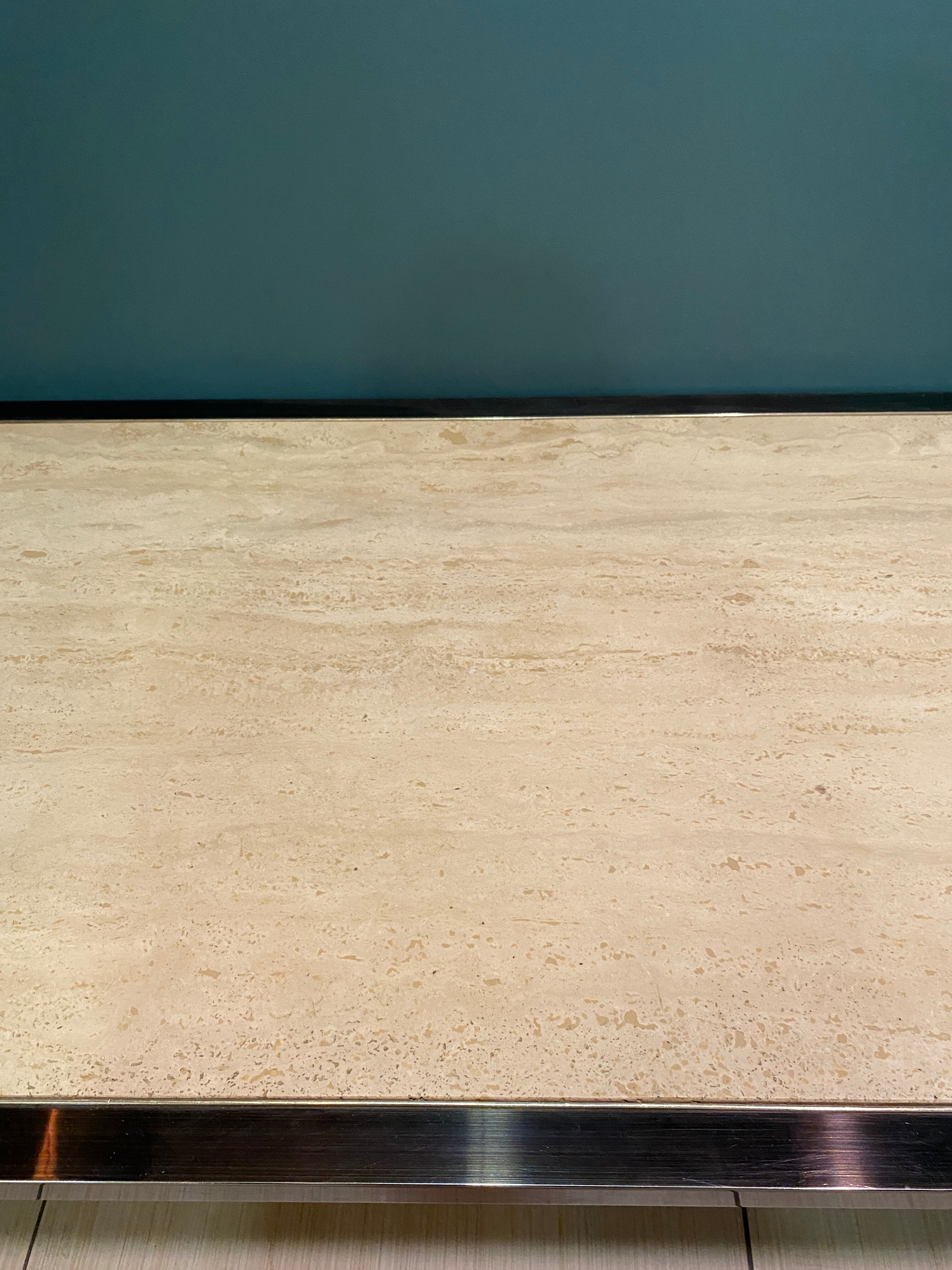 Fedam travertine coffee table