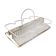 Perforated metal glass basket