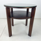 1940's Round Coffee Table, Czechoslovakia