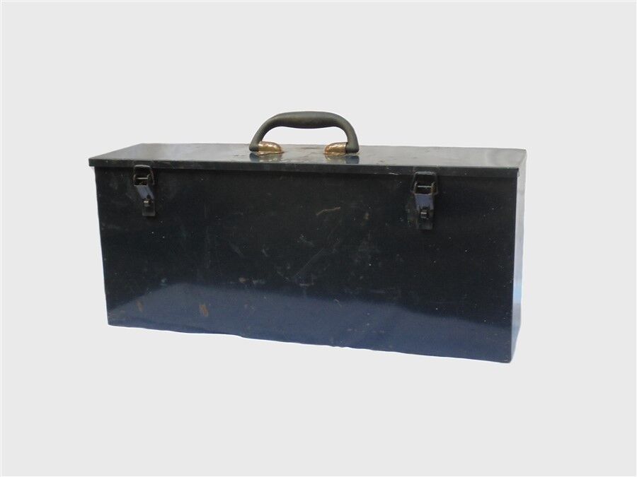 Vintage metal toolbox