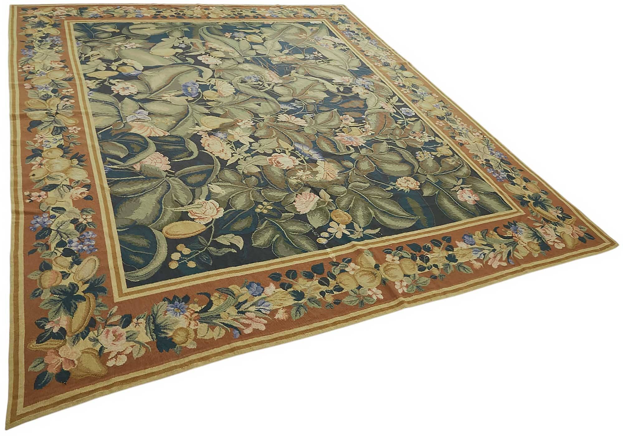 Handmade Vintage Flatweave Needlepoint Kilim 231 cm x 290 cm