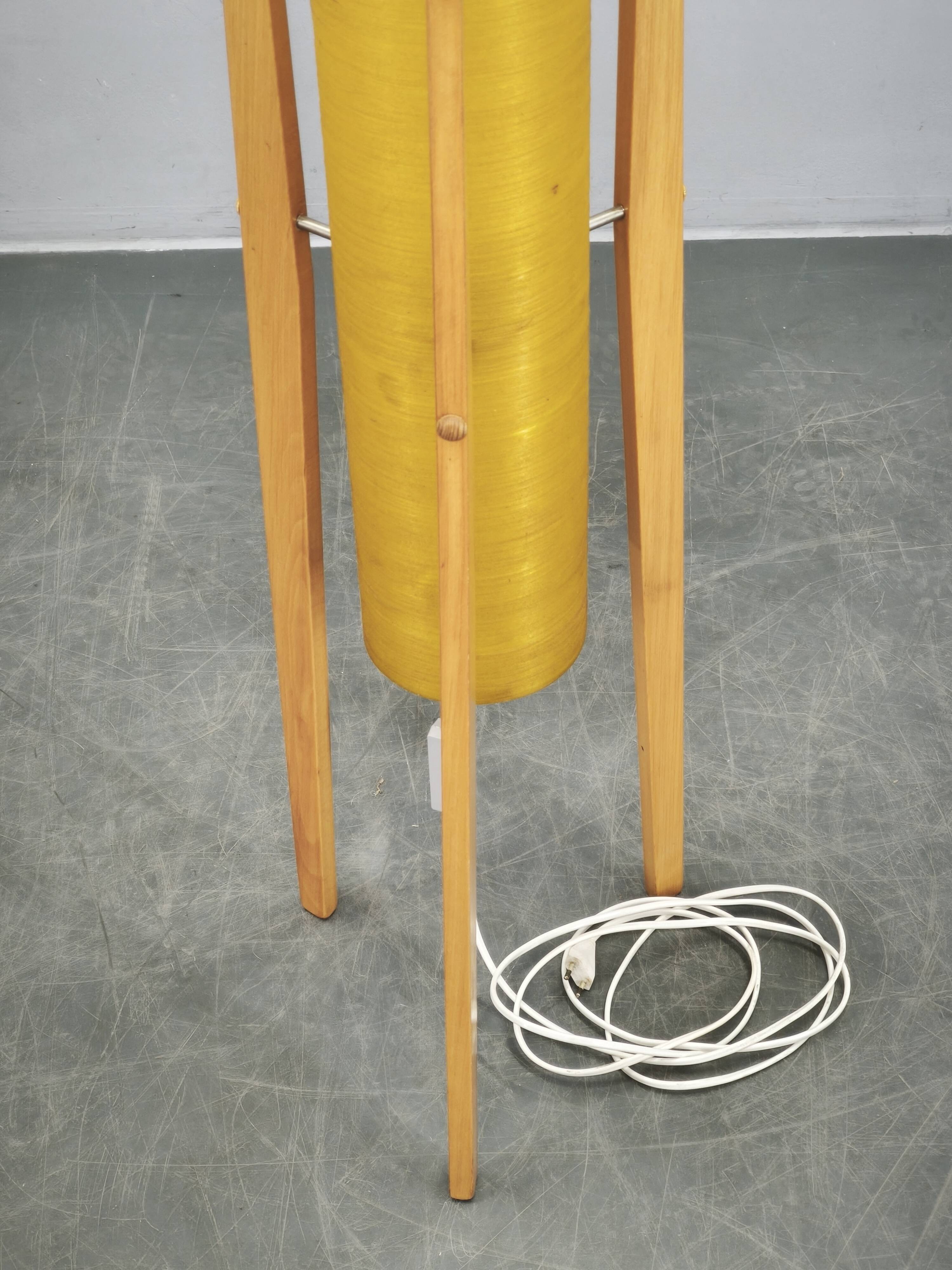1960s Czechoslovak Space Age Rocket Floor Lamp