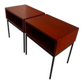 Pair of modernist bedside tables "Horatio" by Kuperus