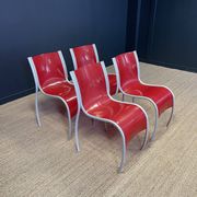 Set of 4 FPE chairs by Ron Arad for Kartell 2000s Italy
