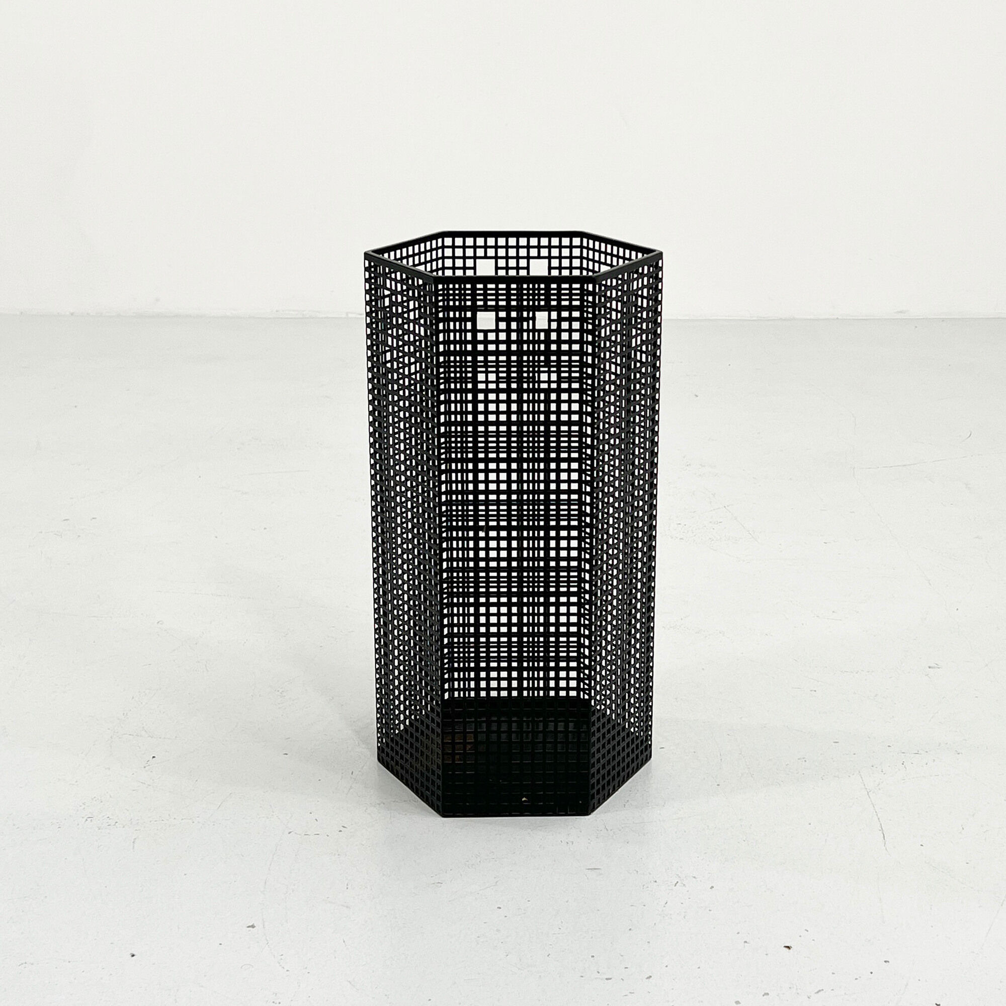 Wastepaper basket or umbrella holder by Josef Hoffmann for Bieffeplast, 1980