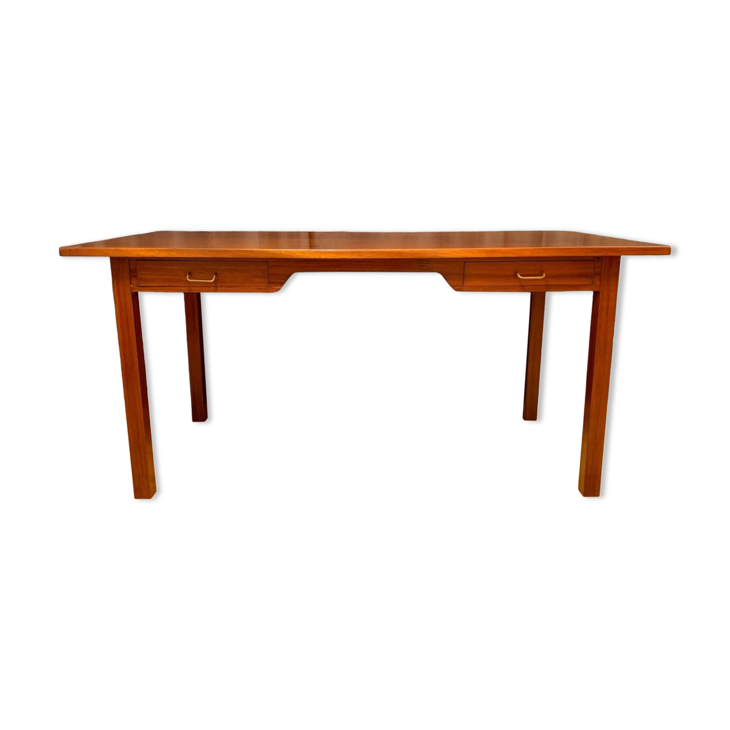 Frits Henningsen style desk from Denmark in the 1950s.