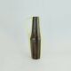 Mid century ceramic vase jug vase model no. 232 beige green brown wave pattern 1950s