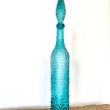 Turquoise blue Empoli decanter