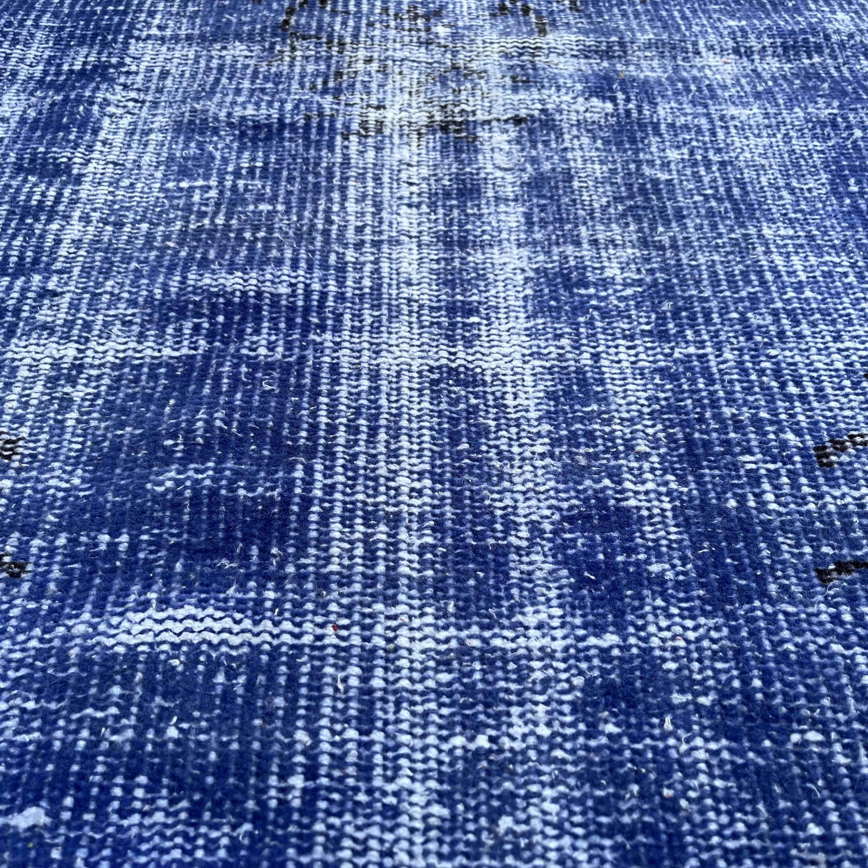 Vintage distressed turkish rug ,196 x 100 cm