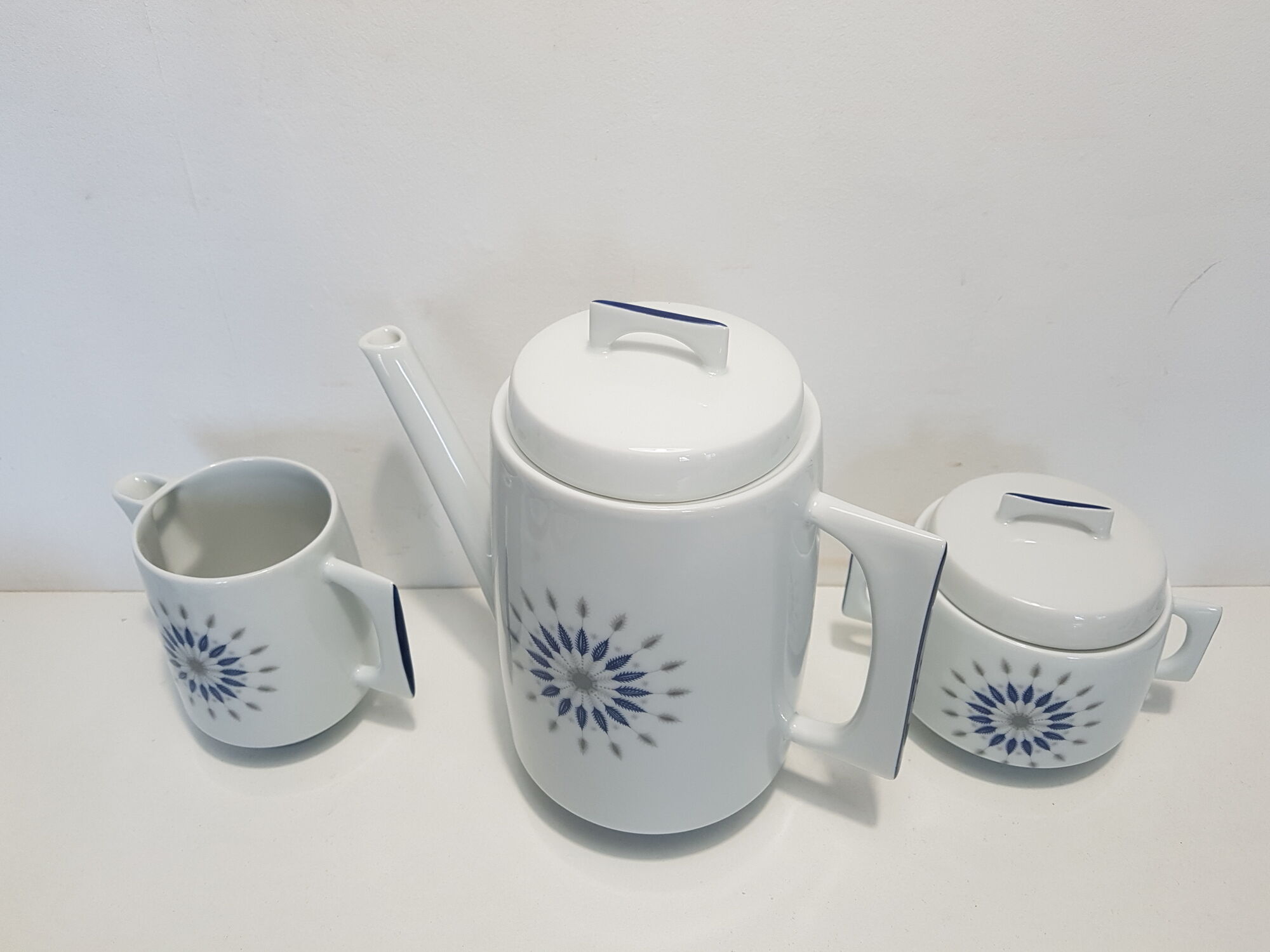 Limoges porcelain coffee service  by Bernardaud, 1970