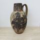 Vintage Scheurich west Germany vase with horse decor , 1970s