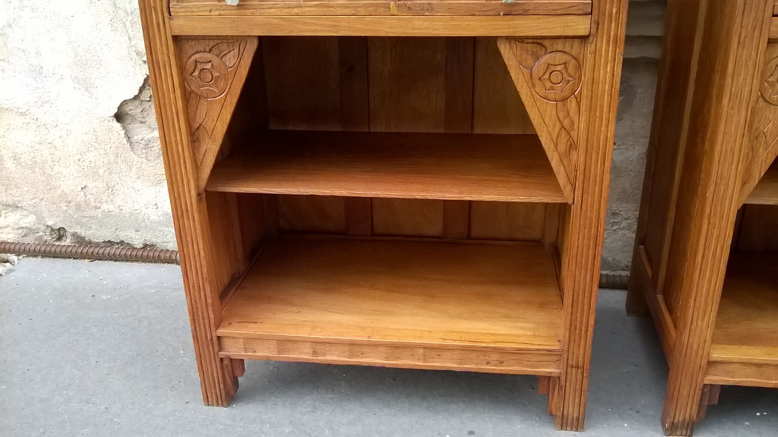 Art deco bedside pair