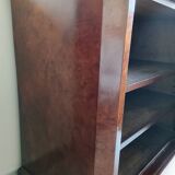 Beautiful small antique buffet in polished walnut.