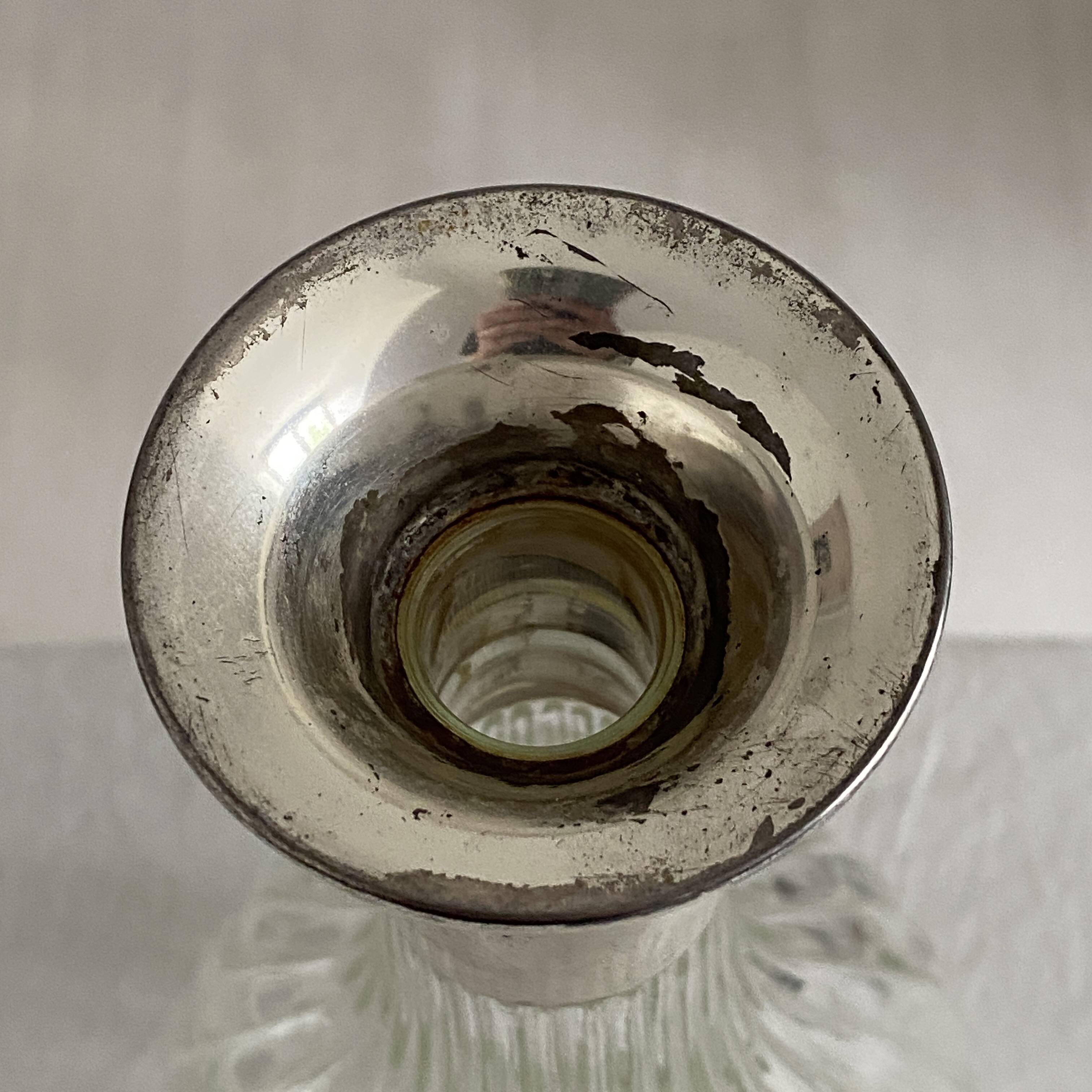 Vintage 1970s crystal decanter
