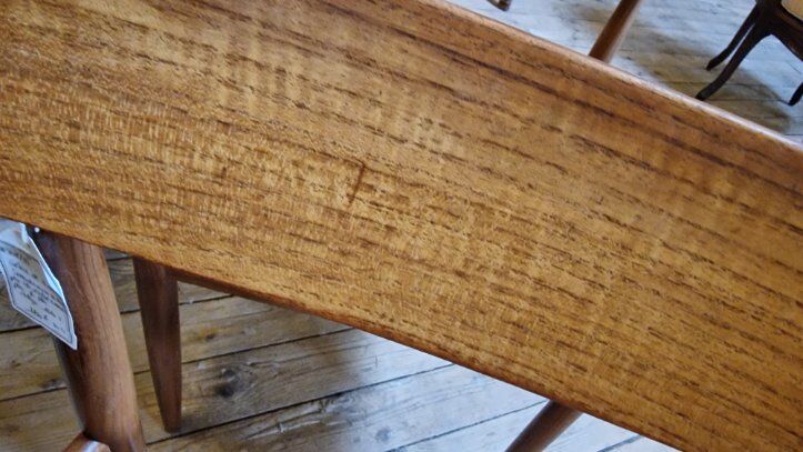 Chairs (set of 4) vintage 1960 Italian Casala in teak and skaï