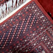 Tapis Boukhara ouzbek vintage fait main, 91 cm x 155 cm, années 1950