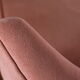 Fauteuil cocktail rose poudré