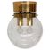 XXL Art Glass and Brass Ceiling Light, flushmount by Kamenicky Senov - 10pcs