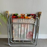 Vintage floral camping chair