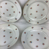 6 dessert plates made in france digoin