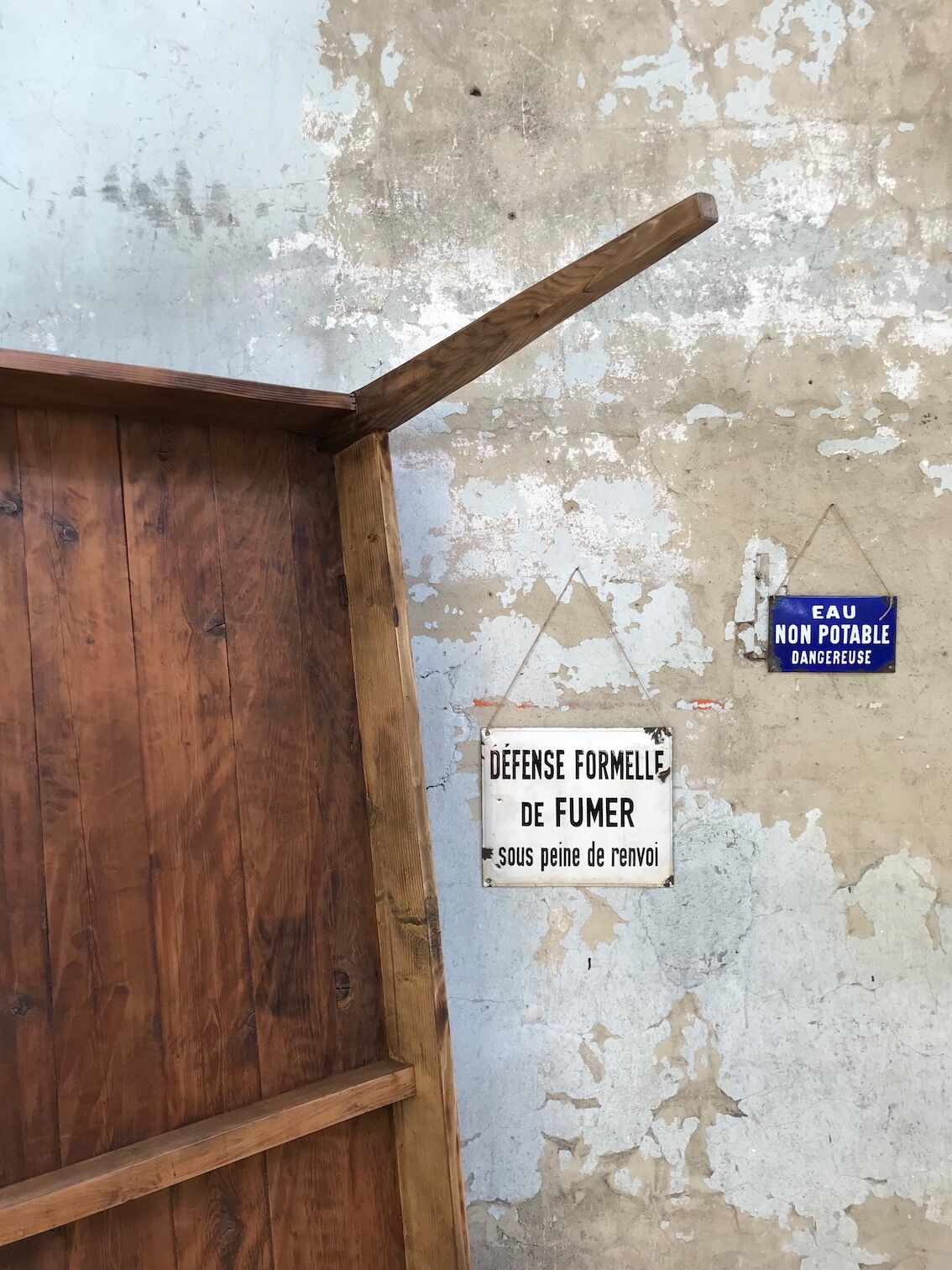 Vintage pine farm table