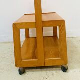 20th century folding coffee table in solid fir