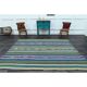 1970s Vintage Turkish Oushak Handmade Wool Cotton Green Area Rug 196x271