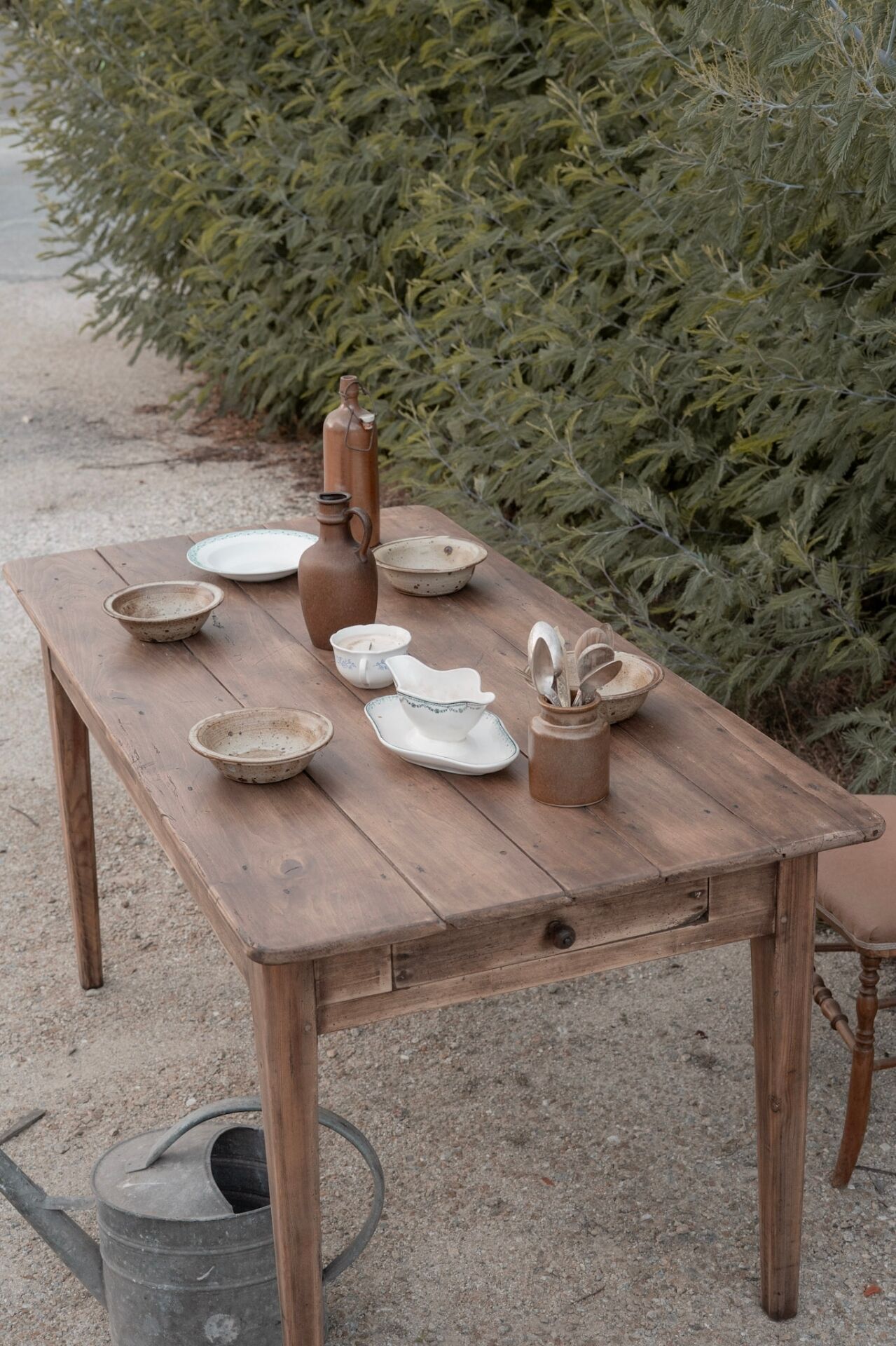 Renovated old farmhouse table