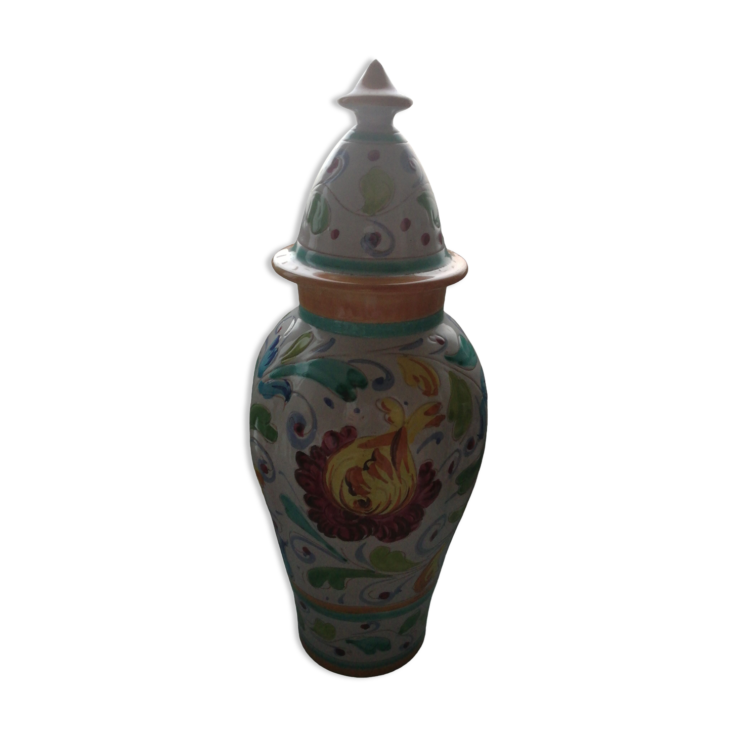 Ceramic potiche Italy