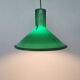 Suspension Holmegaard P&T, verre vert. 1976, Danemark