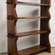 Vintage brutalist solid wood shelf - 1950