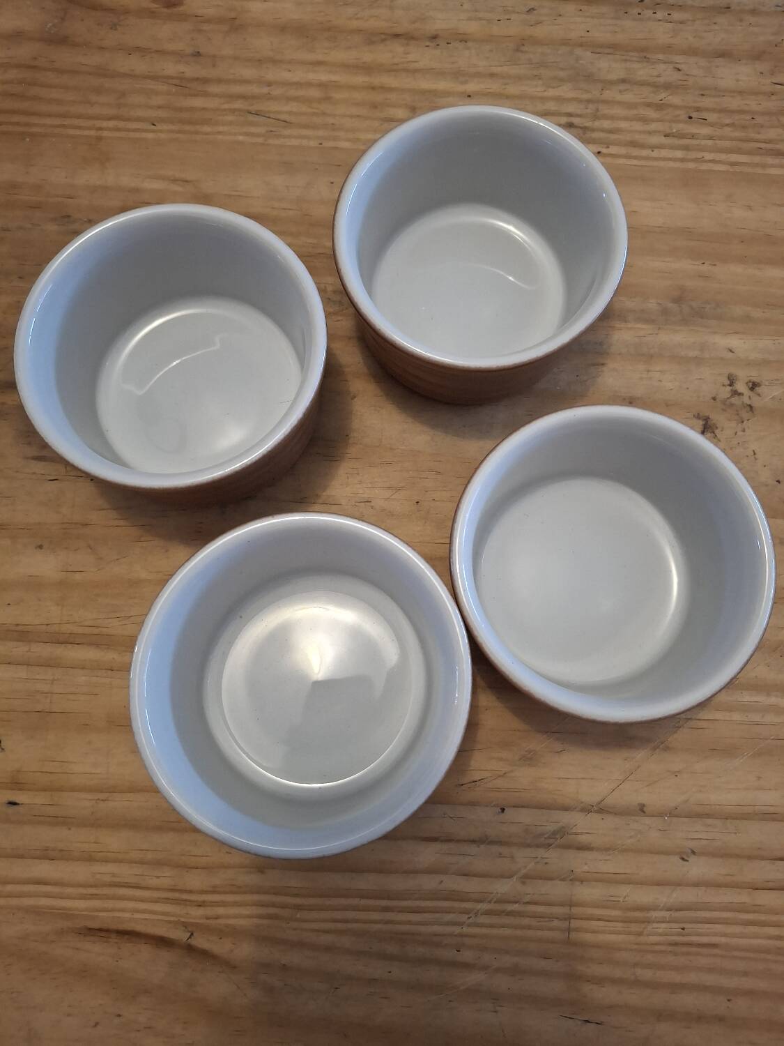 4 vintage French ceramic ramekins - Émile Henry