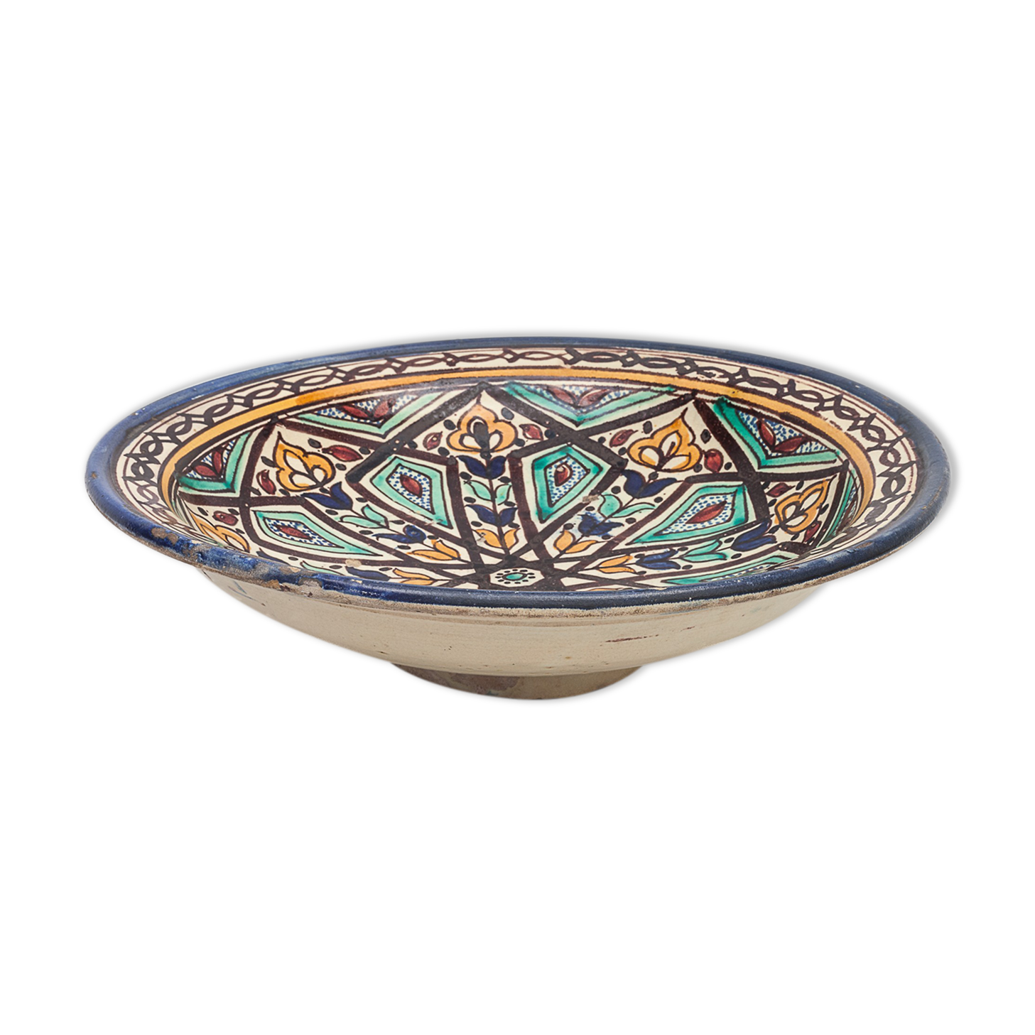 Vintage Moroccan dish, 1900