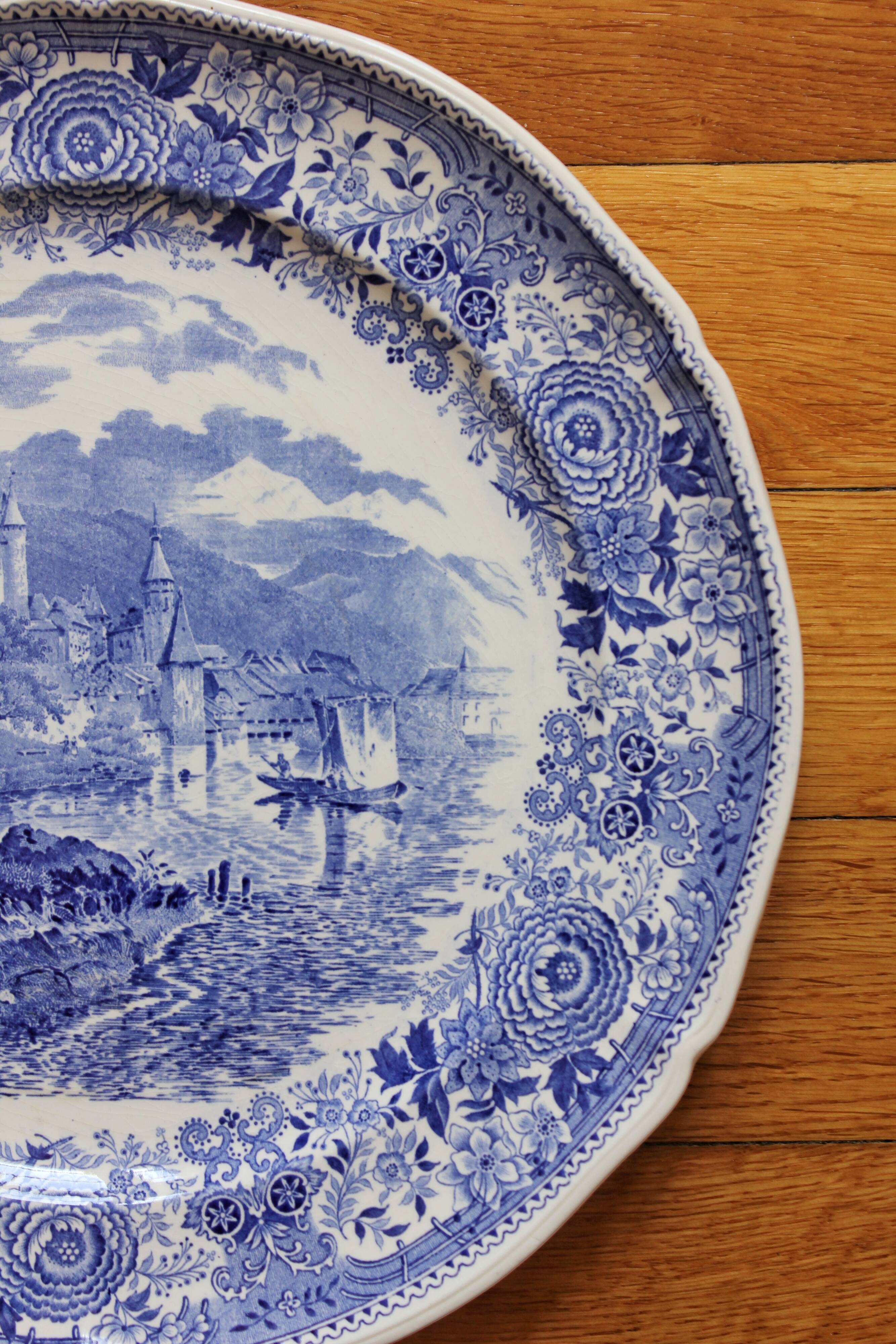 Vintage Villeroy and Boch "Burgenland" earthenware round dish