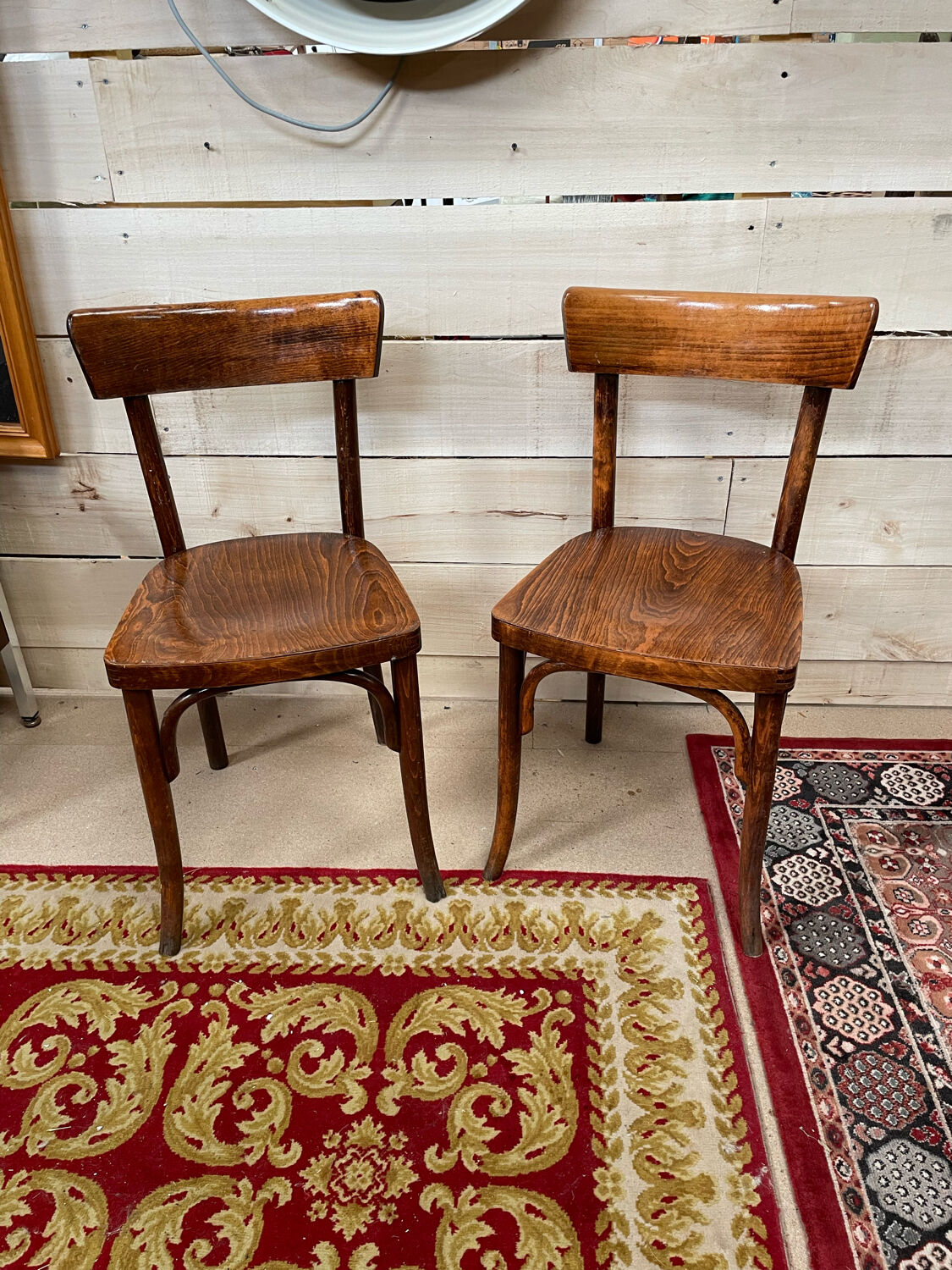 Pair thonet bistro chair Czechoslovakia year 30/40