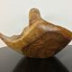 Brutalist olive wood basket