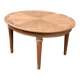 Table de salle à manger ronde extensible signée Jansen Paris 1930