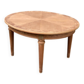 Table de salle à manger ronde extensible signée Jansen Paris 1930