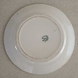 Plat rond terre de fer Salins
