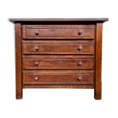 Commode vintage bois structuré