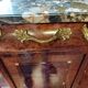 Louis xv style mahogany sideboard with marble top