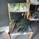 4 chaises vintage entièrement rénovées