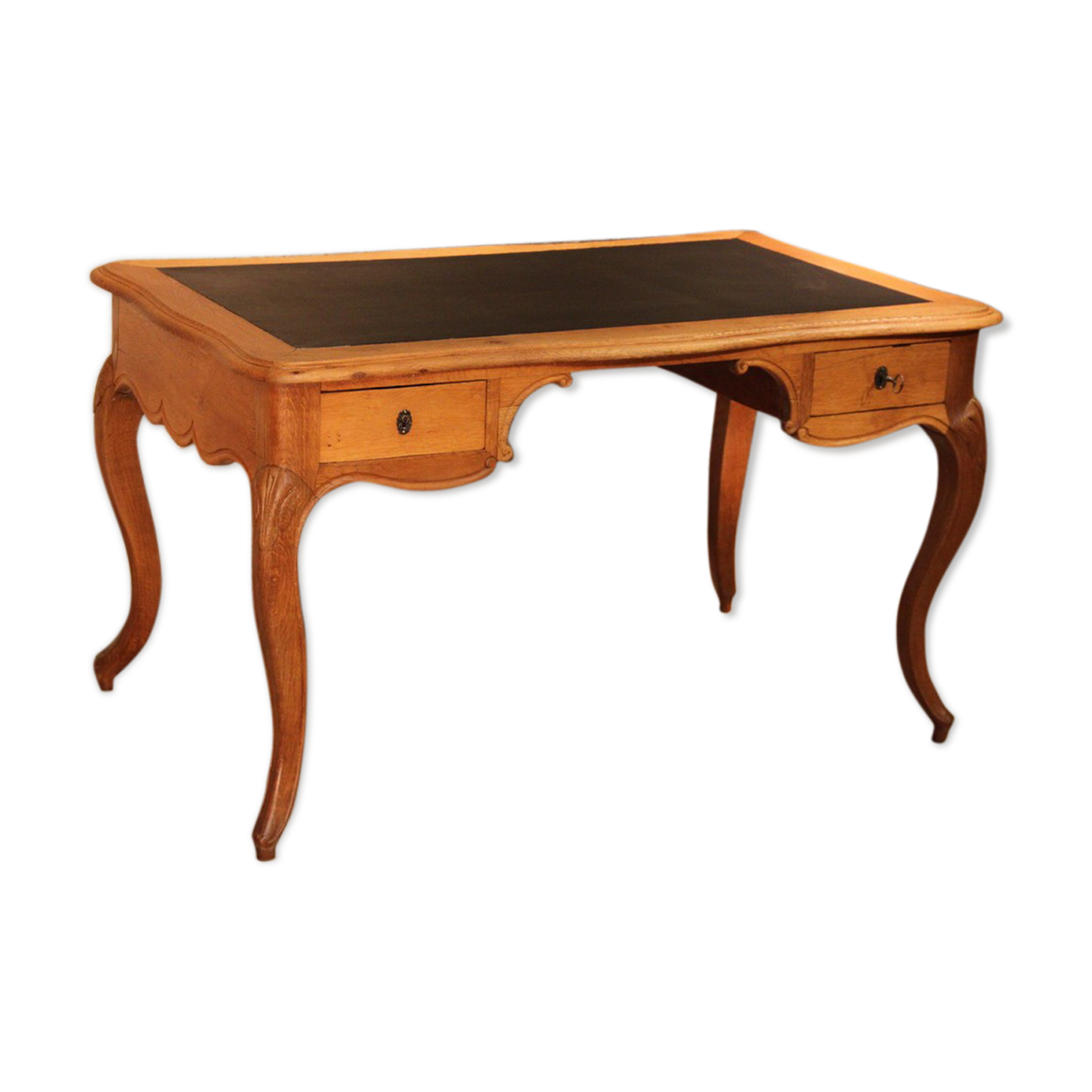 Bureau plat chêne Louis XV