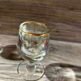 4 small dropper glasses