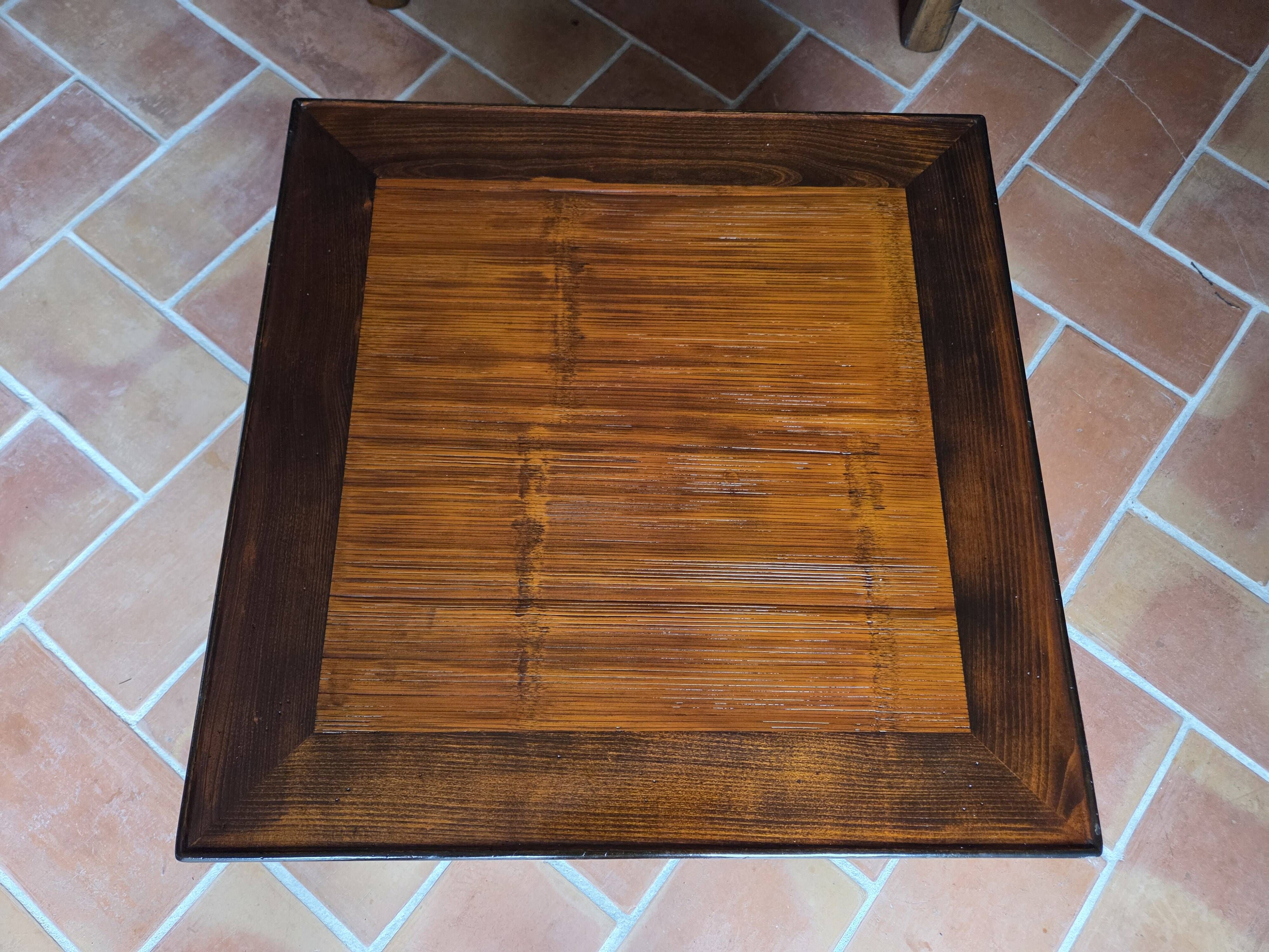 Similar announcements Solid wood and bamboo coffee table Roche & Bobois