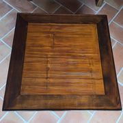 Table basse en bois massif et bambou Roche & Bobois