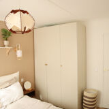 White woven lamp to hang