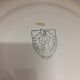 Old dessert plates in salins France earthenware