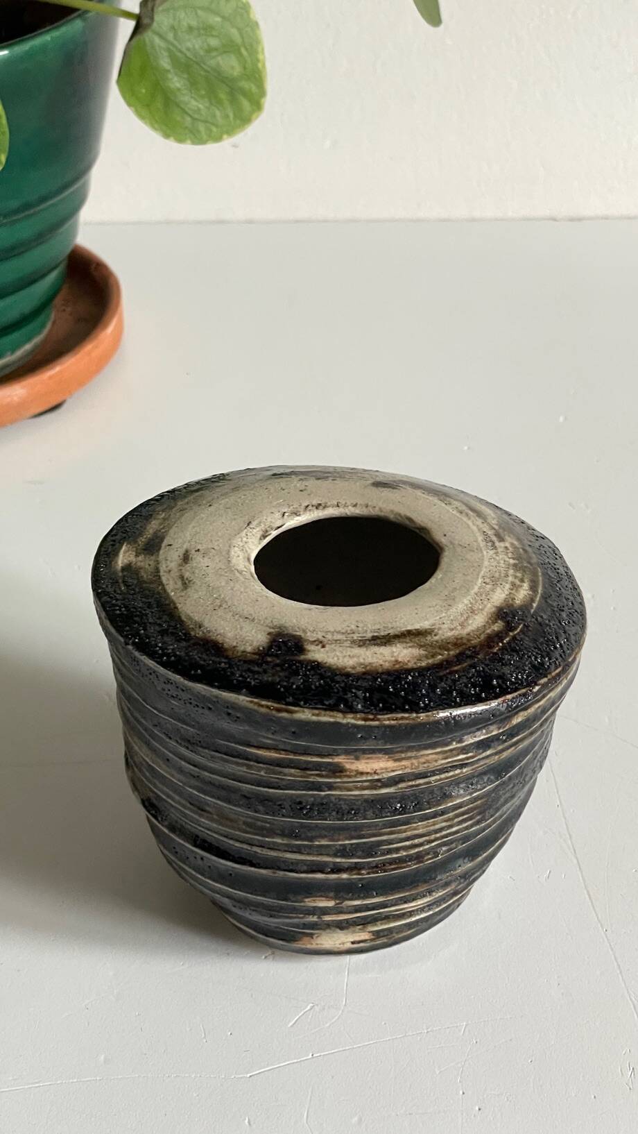 Vintage Brutalist Handmade Vase