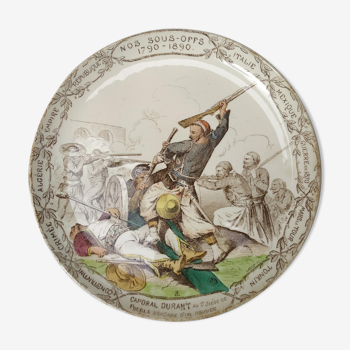 Old talking plate of collection - series Nos Sous-Offs 1790 -1890 n°3